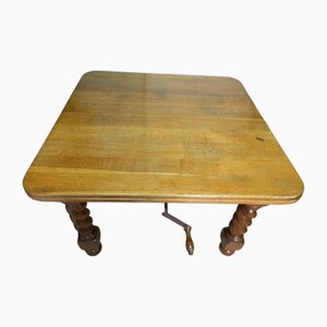 Barley Twist Ausziehbarer Tisch aus Goldener Eiche