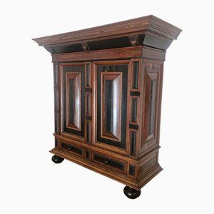 Cushion Cabinet and Travel Chest from Onbekend, 1690, Set of 2