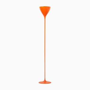 Lampe en Forme de Tulipe Modèle 41837 en Métal Orange de Bag Turgi, 1962