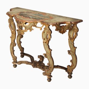Italian Baroque Limewood Console