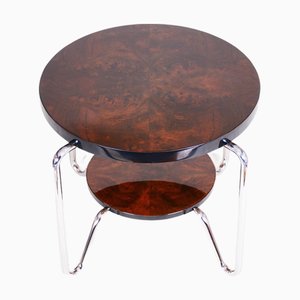 Art Deco Tisch aus Nussholz, Kovona zugeschrieben, Tschechien, 1950er