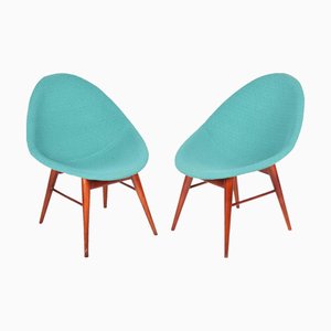 Mid-Century Chairs, Czechoslovakia, 1960, Set of 2