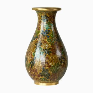 Vintage Vase in Cloisonné, 1940s