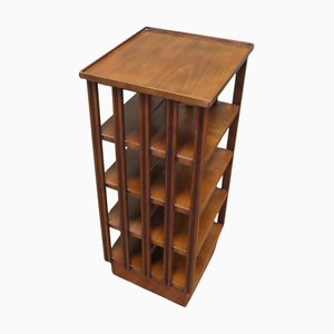 French Four-Shelf Revolving Bookcase