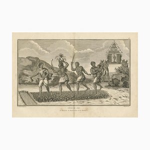 Poisson, Hindu Fire-Walking Ceremony in Honor of Dharma Raja, Engraving, 1806
