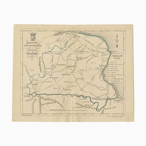 Antique Map of the Oost-Dongeradeel Township by Behrns, 1861