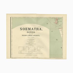Antique Map of the Batu Islands by Dornseiffen, 1900