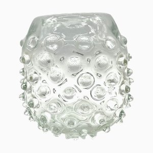 Jarrón vintage de cristal de Murano, años 60