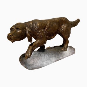 Rubens Calapdo, Pointer Dog, 1950s, Ceramic