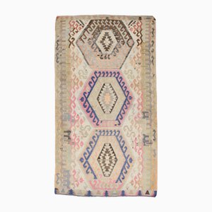Tappeto Kilim in lana, Turchia, anni '60