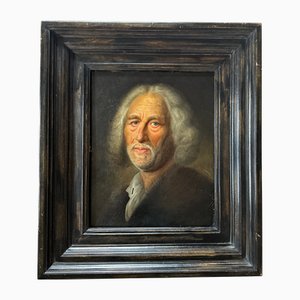 Lori Matschnig, An Old Man, Copy after Balthasar Denner, Oil on Wood, Museum Quality