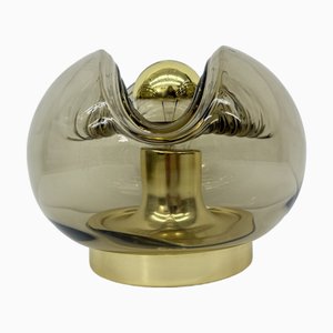 Lampe de Bureau Wave en Verre par Koch & Lowy pour Peill & Putzler, Allemagne, 1970s