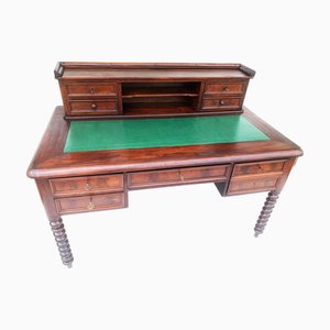 Antique Victorian Secretary with Top Section, 19th Century, Set of 2