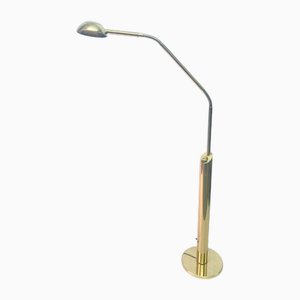 Lampadaire Yon en Laiton par Florian Schulz, 1980s