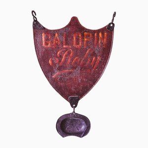 Antique French Barber Shop Sign, 1890s