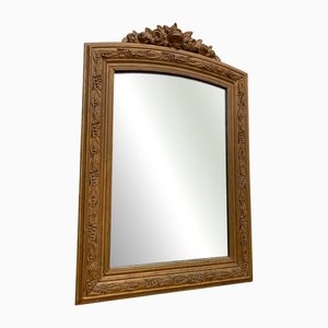 Antique Gilded Wood Mirror, 1800s