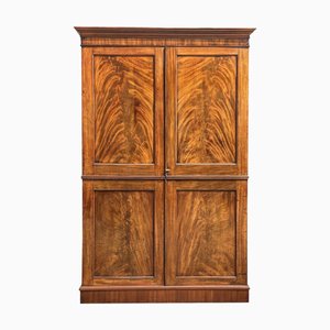 Armario George IV antiguo de caoba, 1825