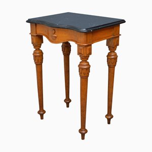 Antique Victorian Console Table in Oak, 1870
