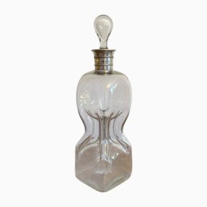 Carafe Victorienne Antique avec Collier en Argent, 1880s