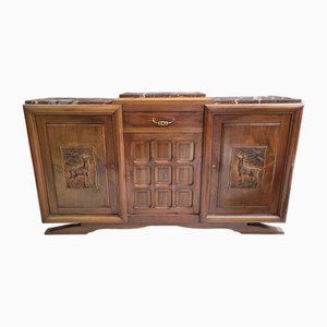 Enfilade Art Déco en Noyer, 1940s