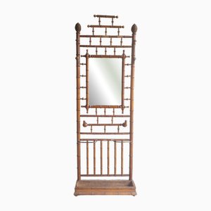 Entrance Hall Bamboo Coat Rack, 1900s