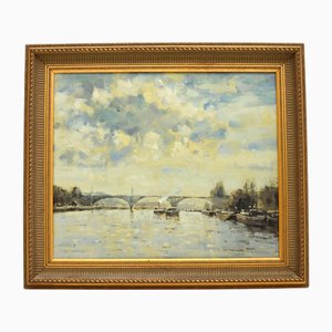 N. Tremain, Impressionist Landscape, 1970s, Oil Painting