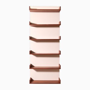 Handcrafted Wooden Shelves, Italy, 1960s, Set of 6