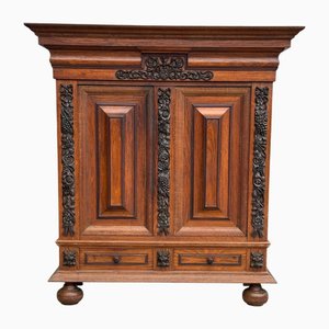 Antique Dutch Armoire Cushion Cabinet