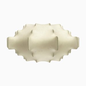 Mid-Century Modern German Cocoon Pendant Lamp by Friedel Wauer for Goldkant Leuchten, 1960s