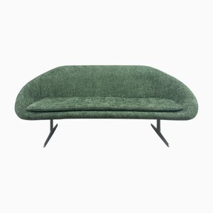 Vintage Space Age Green Lurashell 2-Seater Sofa