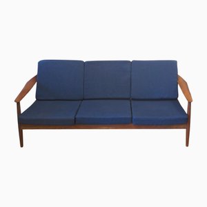 Divano a tre posti FD 164 in teak di Arne Vodder per France and Son, anni '60