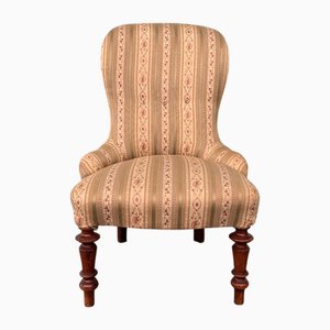 Antique Louis Philippe Style Bedroom Armchair, Late 19th Century