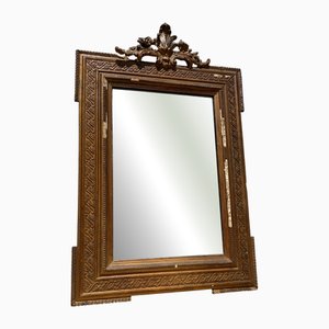 Louis XVI Wooden Mirror, Late 19th Century