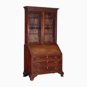 English Mahogany Secretary, 20th Century