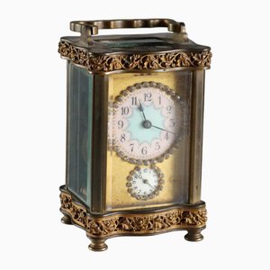 Travel Clock in Bronze