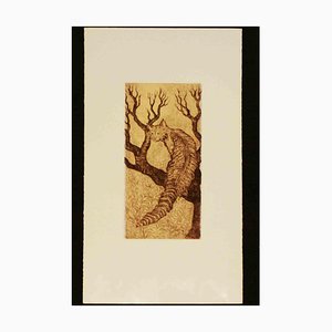 Isabella Collodi, La Notte di Felix, Etching, 2000