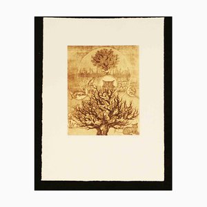 Isabella Collodi, I guardiani di un prodigio, Etching, 2000
