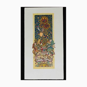 Cynthia Segato, Girasoli, Etching, 1990