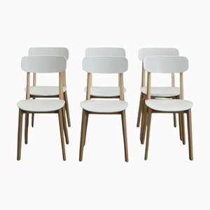 Cream Chairs from Calligaris, Set of 6