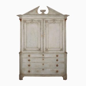 Dutch Painted Linen Cupboard