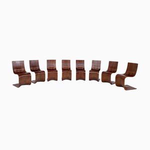 Chaises de Salle à Manger en Bambou par Alejandro Estrada pour Piegatto, 2000s, Set de 8