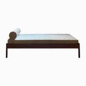 Chaise Longue Mid-Century en Teck