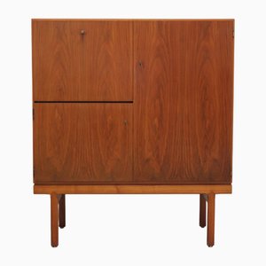 Walnut Abstracta Bar Cabinet by Jos De Mey for Van Den Berghe-Pauvers, 1960s