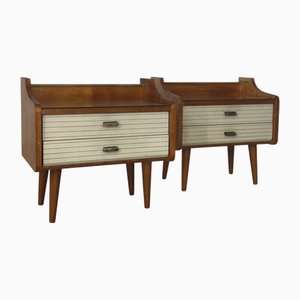 Vintage Bedside Tables, Set of 2