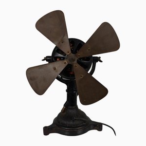 Antique Cast Iron Fan from Bergmann Berlin, Germany, 1910s