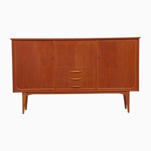 Mid-Century Teak Highboard with Drawers, 1960s