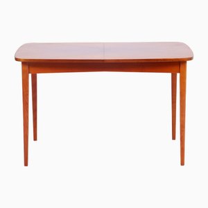 Ausziehbarer Mid-Century Hochglanz Küchentisch aus Holz, 1960er