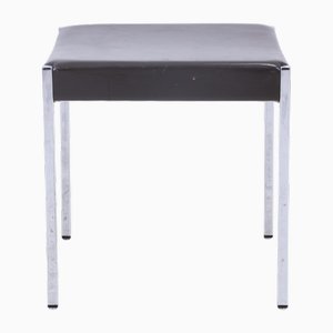 Mid-Century Leather Stool, 1960s