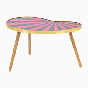 Mid-Century Kidney-Shaped Plant Side Table, 1960s