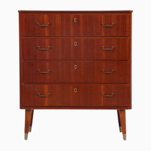 Vintage Mid-Century Teak Chest of Drawers, 1960s